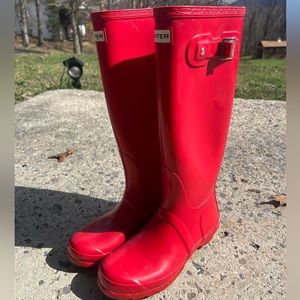 ‼️ Red Hunter Boots‼️